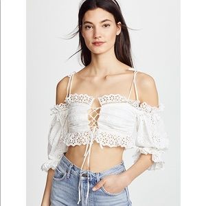 NWT For Love & Lemons ‘Annabelle’ Top